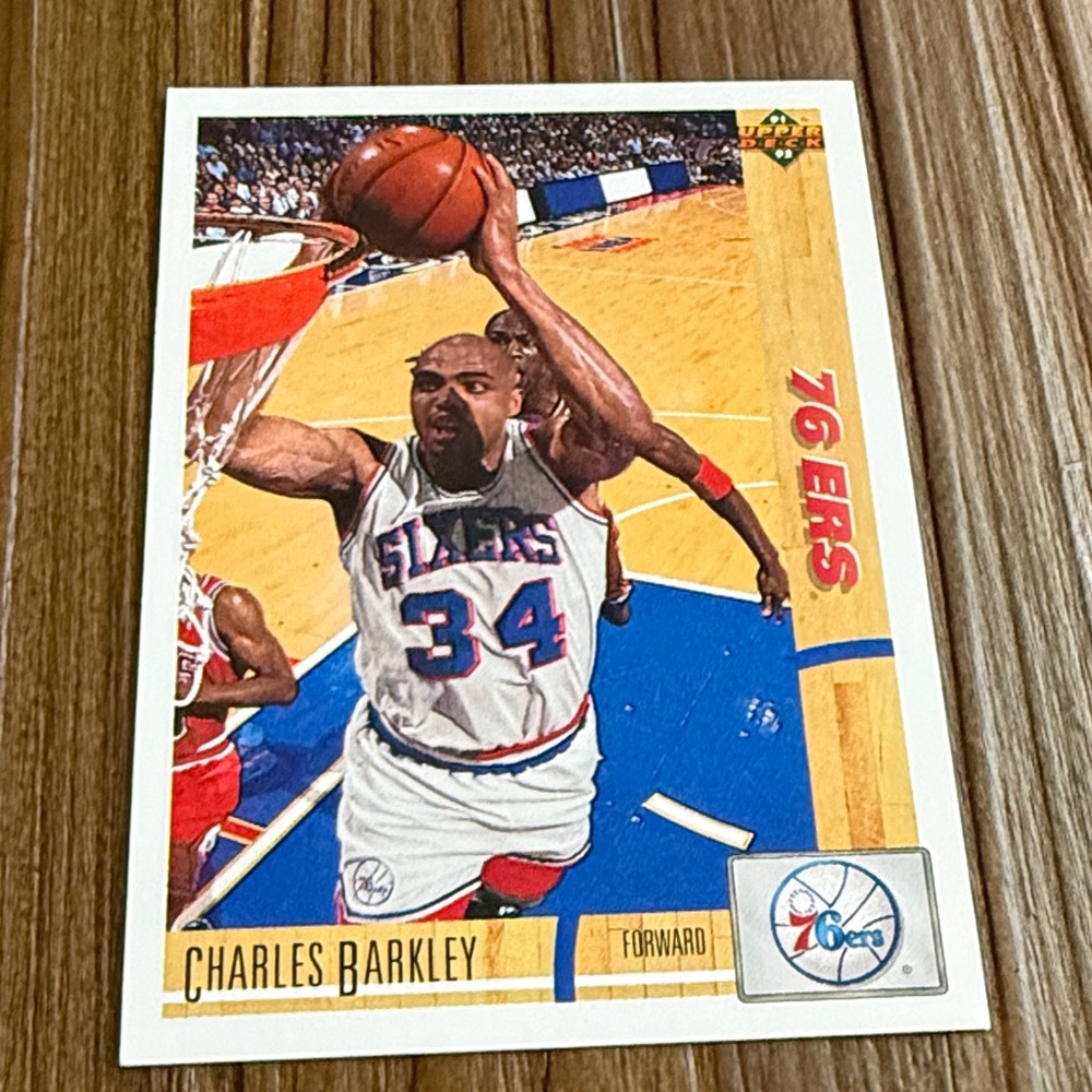 1991 CHARLES BARKLEY Upper Deck trading card #345